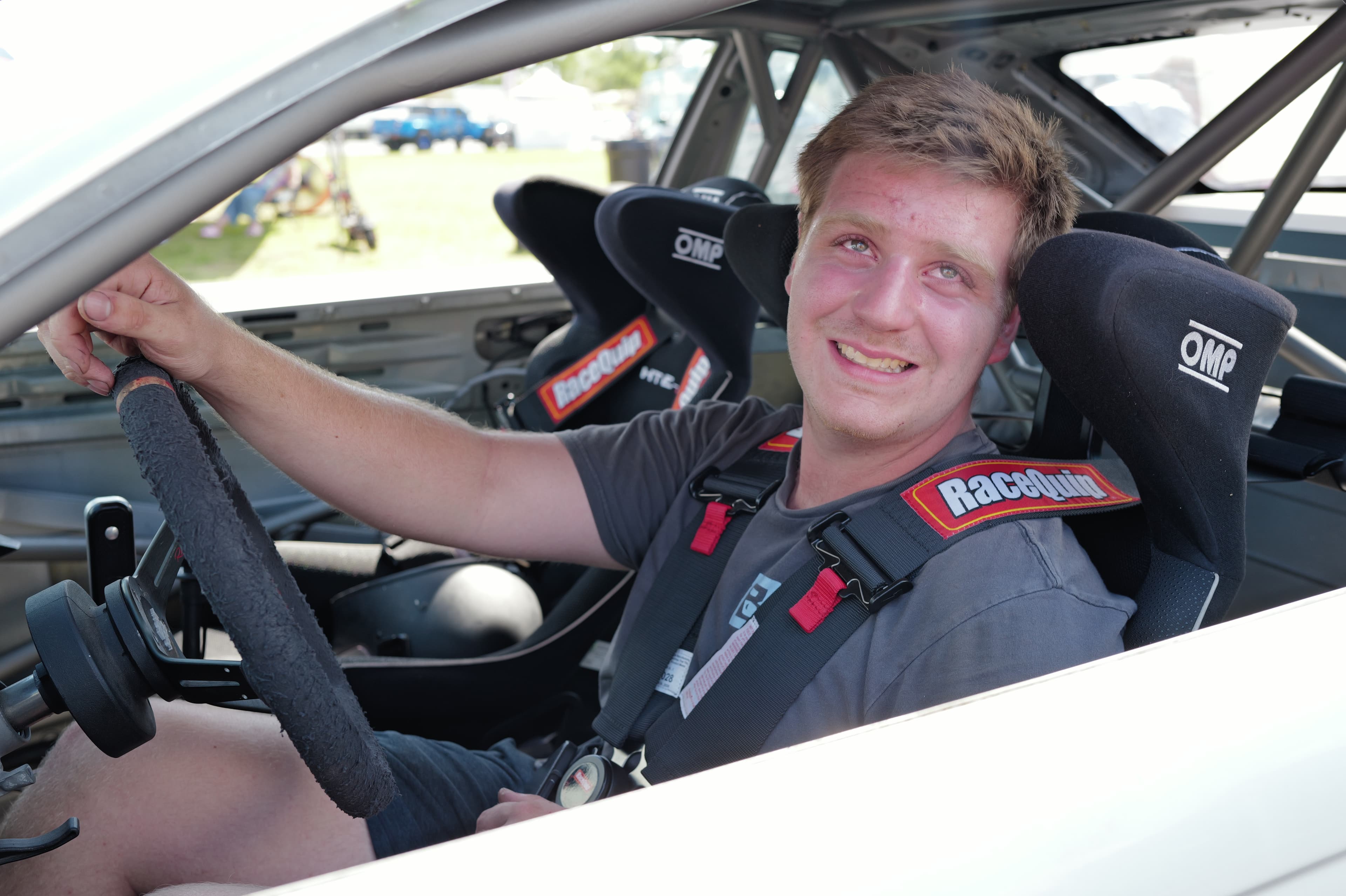 Logan working at Big Three Performance