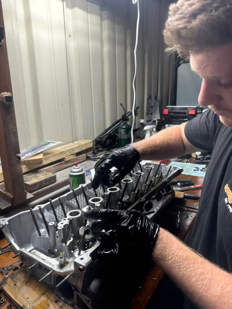 Vehicle service work at Big Three Performance